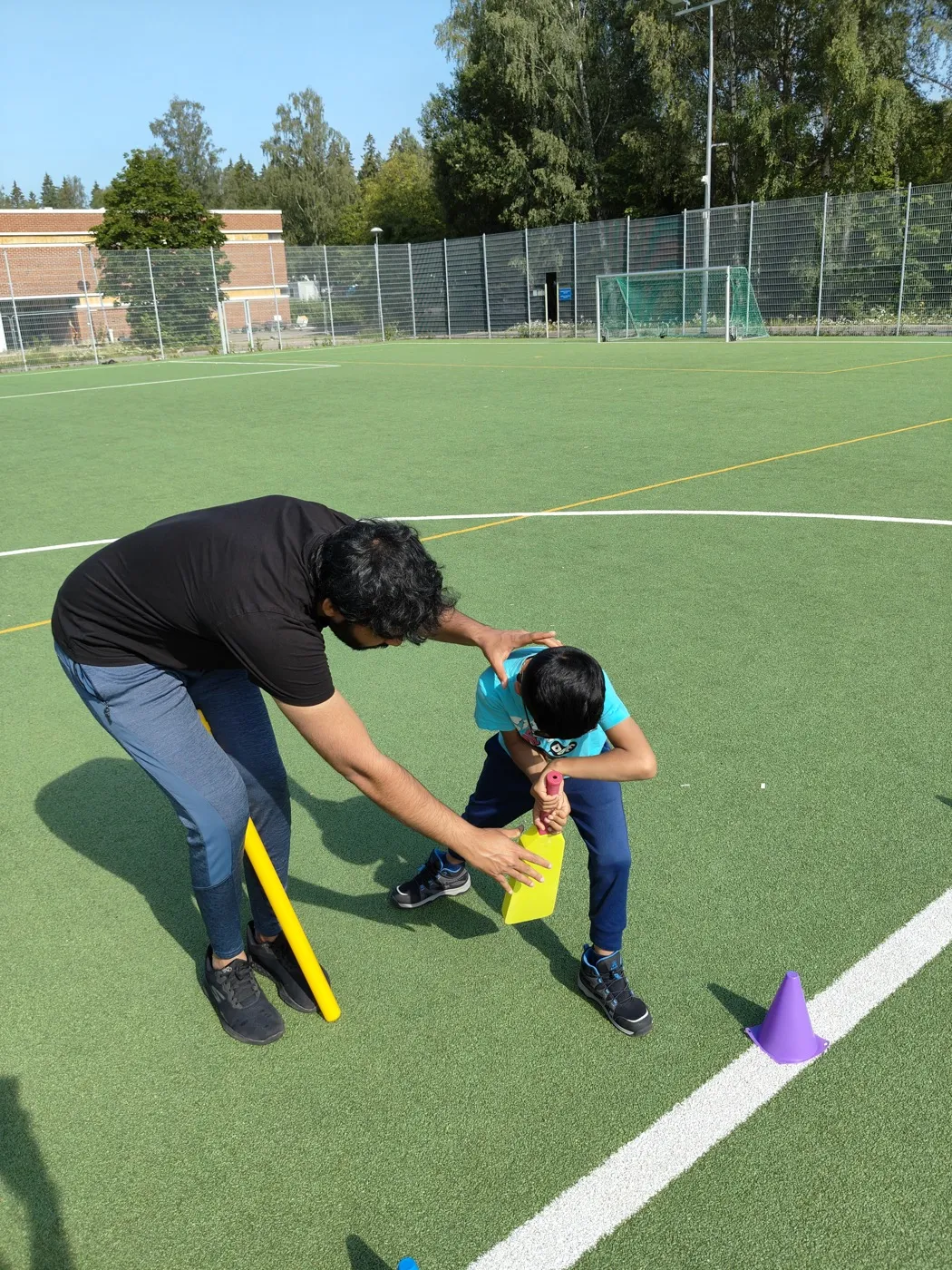 Cricket fielding drills for children in Espoo